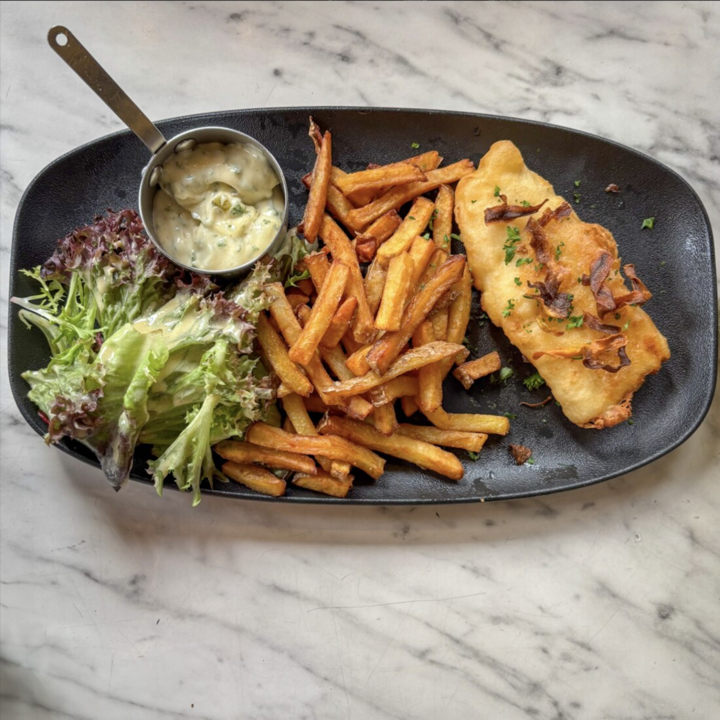 Fish and chips maison